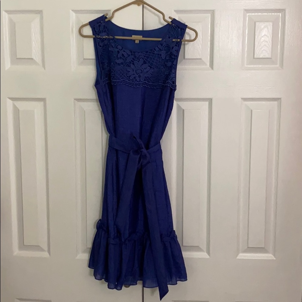 Royal blue dress